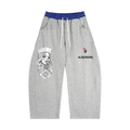 Plaid Waistband Barrel Sweatpants