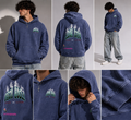 Snow Washed Loose Cotton Hoodie
